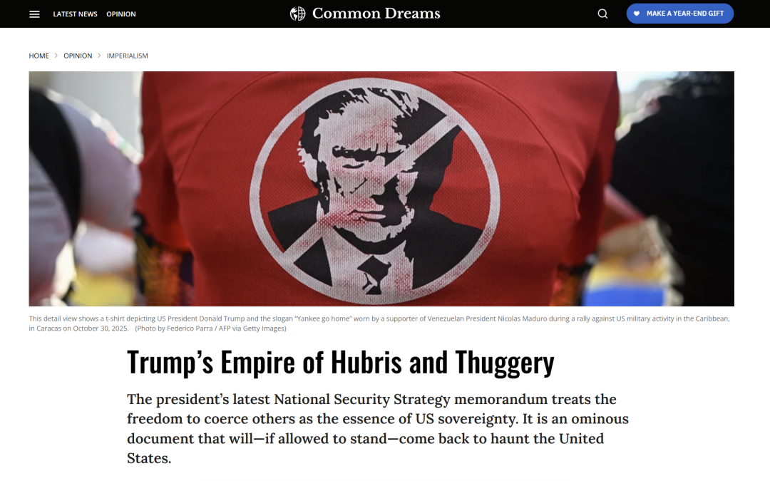 Trump’s Empire of Hubris and Thuggery