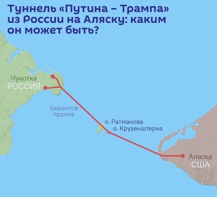 RF a USA podepíší dohodu o projektování tunelu přes Beringův průliv